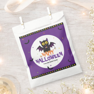 Sachets En Papier Joyeux Halloween Chauve-Souris Vampire Friandise o