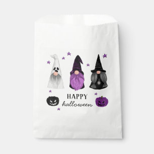 Sachets En Papier Joyeux Halloween. Gnomes et gâteries pour enfants