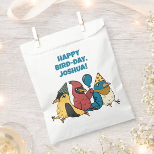 Sachets En Papier Joyeux Jour des Oiseaux Cartoon Oiseaux à thème An