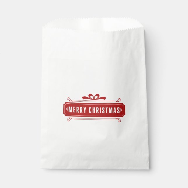 Sachets En Papier Joyeux Noël (Devant)