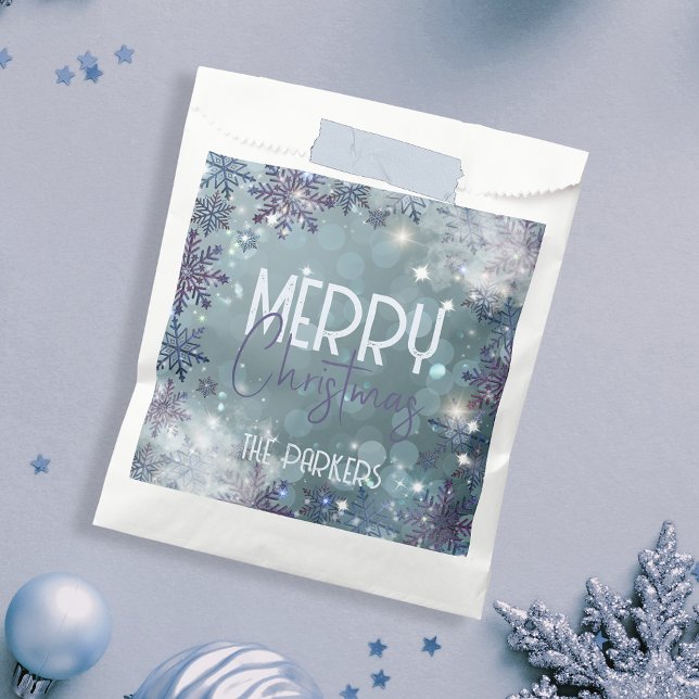 Sachets En Papier Joyeux Noël Magique Wonderland d'hiver (Créateur téléchargé)