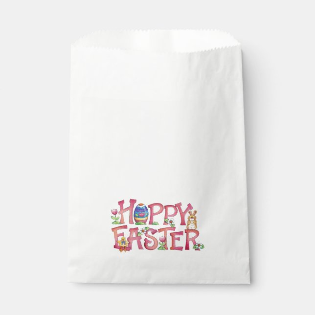 Sachets En Papier Joyeux Pâques (Devant)