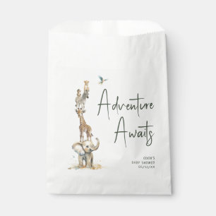Sachets En Papier Jungle Safari Animaux Aventure Attend Baby shower