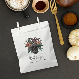 Sachets En Papier Jusqu'à ce que la mort nous sépare le crâne Hallow