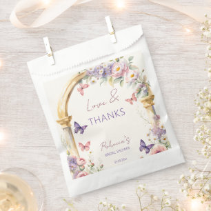Sachets En Papier Jusqu'à une vie de papillons nuptiale printanière