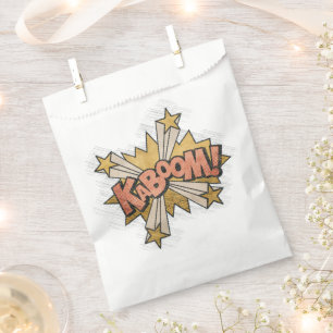 Sachets En Papier KABOOM ! Livre de bande dessinée vintage Steampunk