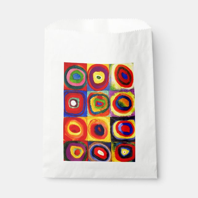 Sachets En Papier Kandinsky Farbstudie Quadrate Cercles Carrés Art  (Devant)