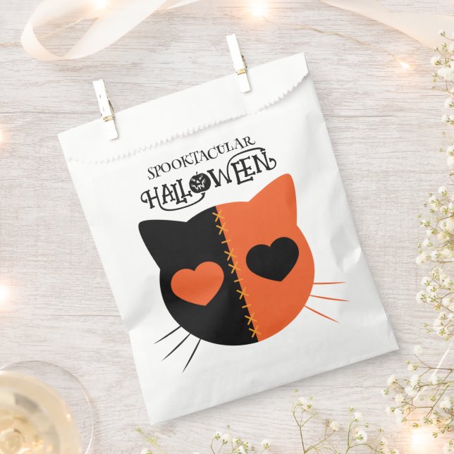 Sachets En Papier Kawaii Déplaisant Cute Cat Spooktacular Halloween (Coupé)