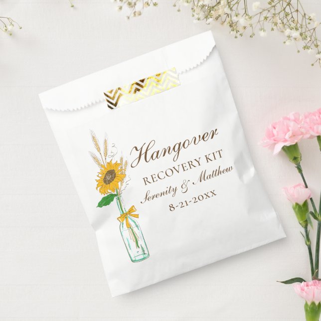 Sachets En Papier Kit de guérison de gueule de bois de mariage flora (Scellé)