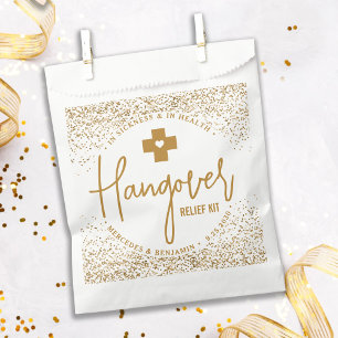 Sachets En Papier Kit de soulagement Hangover Mariage Parties scinti