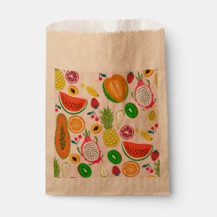 Sachets En Papier kiwi grenade aux fruits du dragon tropical