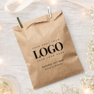 Sachets En Papier Kraft Style Business Company Logo Sac en papier te