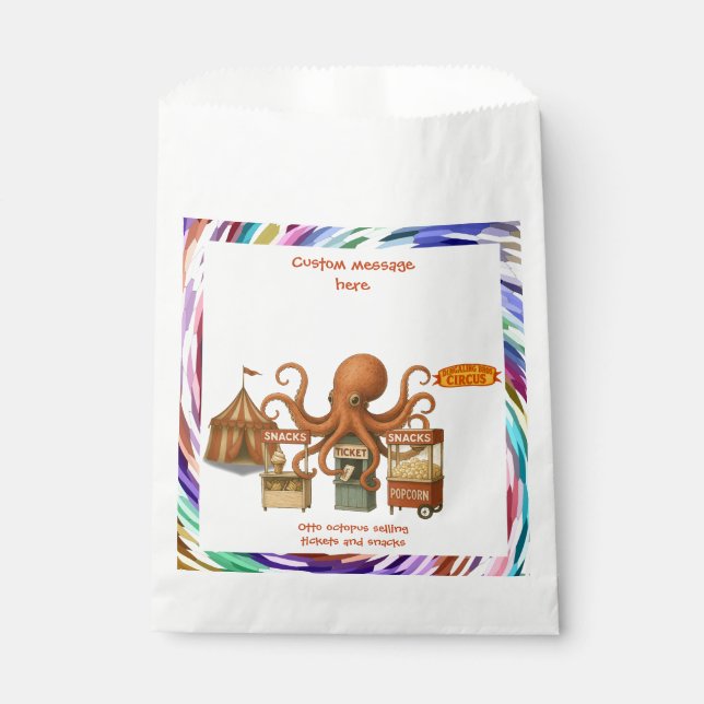 Sachets En Papier La cabane de snacks du cirque d'Otto (Devant)