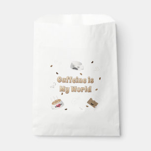 Sachets En Papier La caféine est mon monde