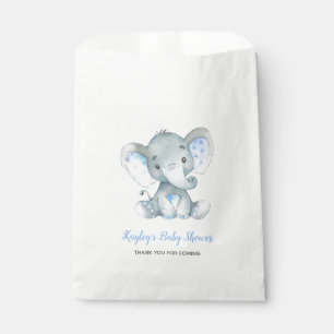 Sachets En Papier La faveur de baby shower d'éléphant met en sac d