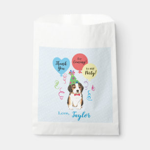 Sachets En Papier La fête d'anniversaire monte en ballon le beagle