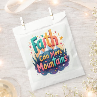 Sachets En Papier La foi peut déplacer des montagnes