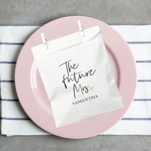 Sachets En Papier La future Mme et Votre Nom Cadeau de beauté mode