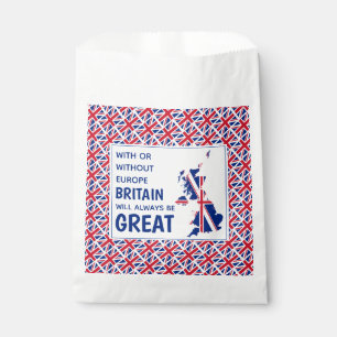 Sachets En Papier LA GRANDE-BRETAGNE A TOUJOURS UN GRAND Brexit posi
