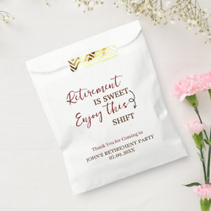 Sachets En Papier La Retraite Est Douce Profite De Cette Retraite Ch