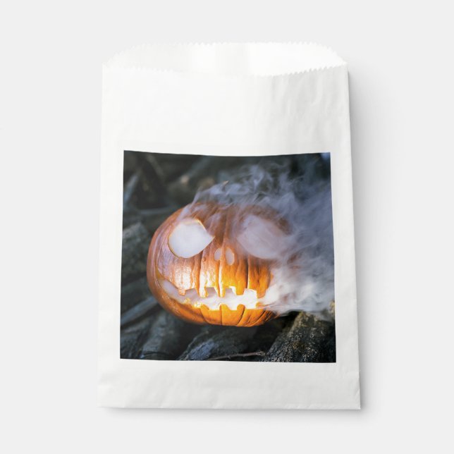 Sachets En Papier La tête Jack-o-Lantern d'un cavalier sans tête (Devant)