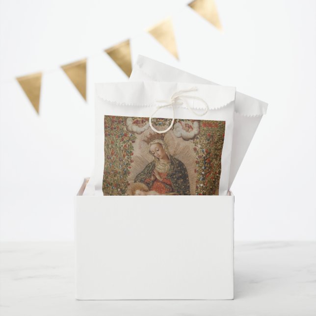 Sachets En Papier La Vierge adorant le Christ Enfant Noël (Fête)