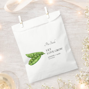 Sachets En Papier Laisser grandir l'amour   Pois Mariage Seed Favor 