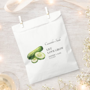 Sachets En Papier Laisser grandir l'amour   Sac Faveur Mariage De Se