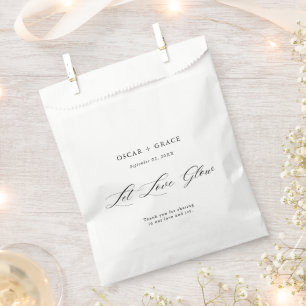Sachets En Papier Laisser l'amour s'épanouir   Mariage moderne minim