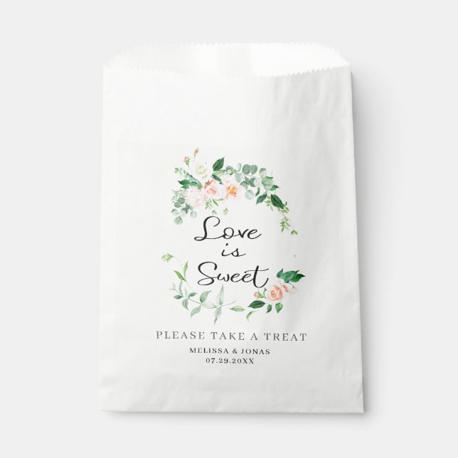 Sachets En Papier L'amour de mariage est l'amour (Devant)