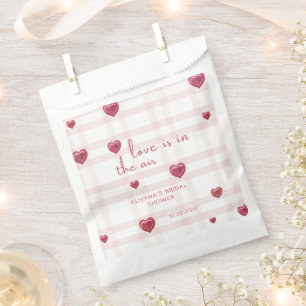 Sachets En Papier L'amour est dans l'air Fête de mariage aux coeurs