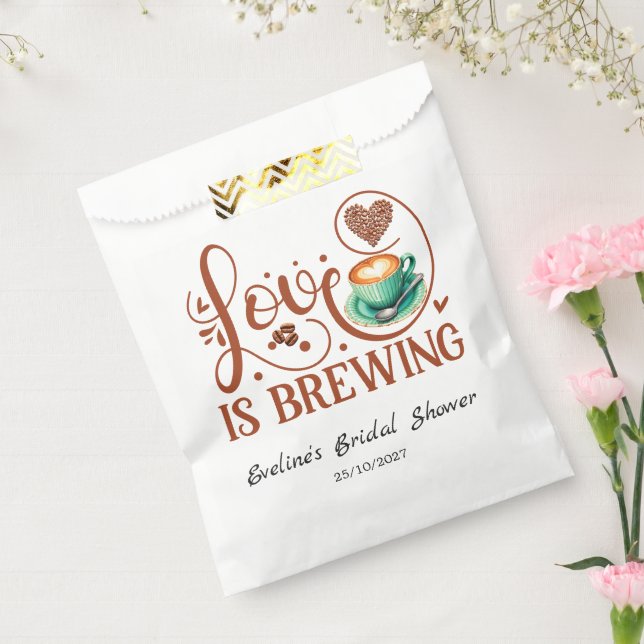 Sachets En Papier L'amour est dans l'air : fête de mariage, cœur rom (Scellé)