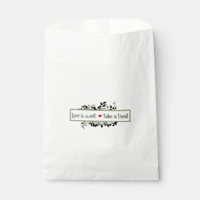Sachets En Papier L'amour est doux (Devant)