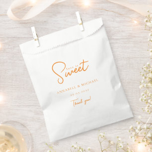 Sachets En Papier L'amour est doux ! Élégant, Simpel, Mariage