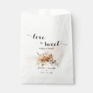 Sachets En Papier L'amour est doux Profitez d'un traitement Automne