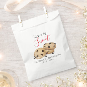 Sachets En Papier L'amour est Merci de biscuits doux Traitement Ma