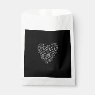 Sachets En Papier L'amour est patient, l'amour est gentil, inspirati