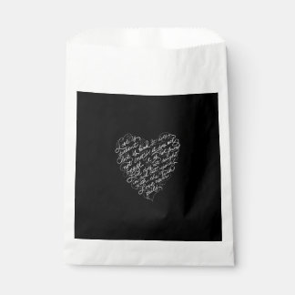 Sachets En Papier L'amour est patient, l'amour est gentil, inspirati