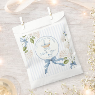 Sachets En Papier Landau de bébé vintage rayures françaises Merci