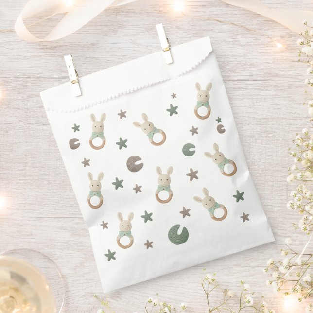 Sachets En Papier Lapin (Coupé)