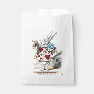 Sachets En Papier Lapin Blanc Alice au Pays des Merveilles Lapin de 
