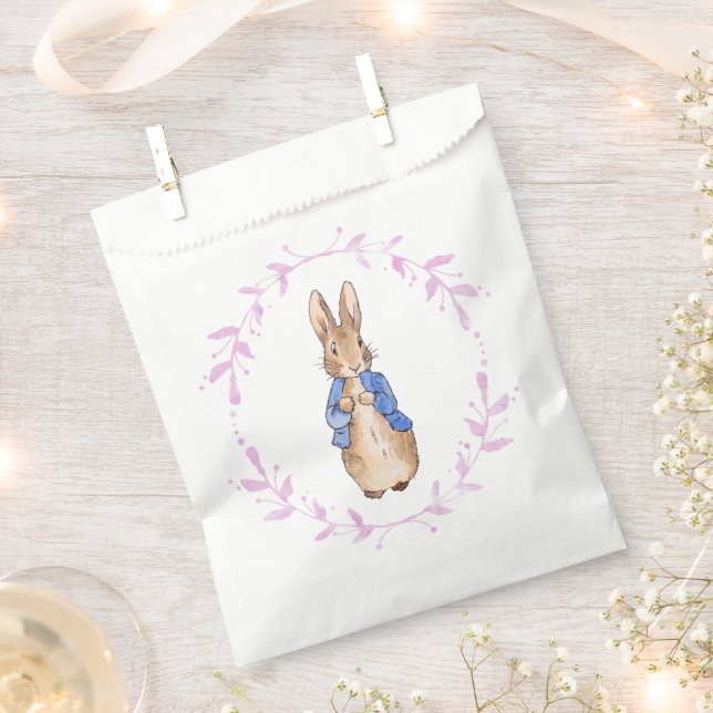 Sachets En Papier Lapin classique en veste bleue (Coupé)