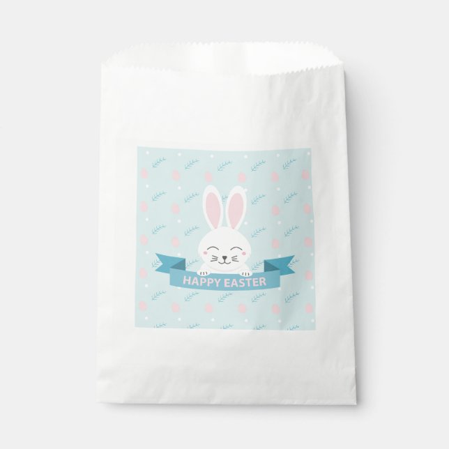 Sachets En Papier Lapin de Pâques (Devant)