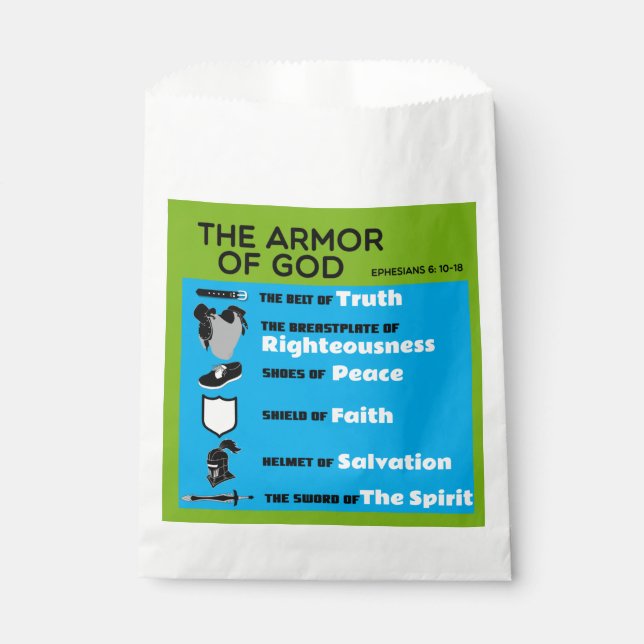 Sachets En Papier L'Armure de Dieu (Devant)