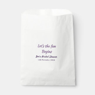 Sachets En Papier l'aventure commence enterrement de vie de jeune fi