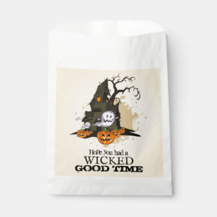 Sachets En Papier Le bon temps Halloween Maison hantée