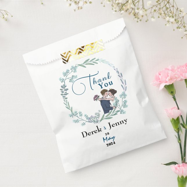 Sachets En Papier Le mariage des amateurs de bleu (Scellé)