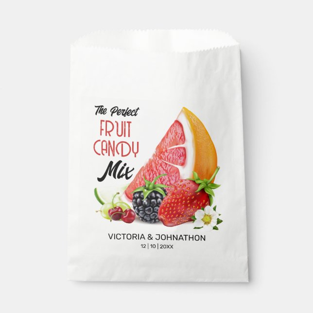 Sachets En Papier Le Merci Fruit Mélange Parfait (Devant)