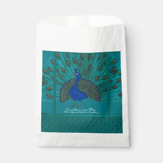 Sachets En Papier Le paon
