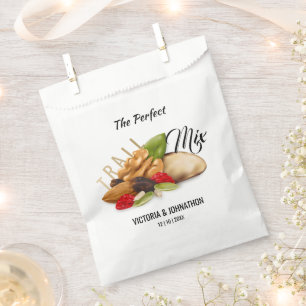 Sachets En Papier Le Parfait Mélange Merci Fruit Nut Trail Mariage